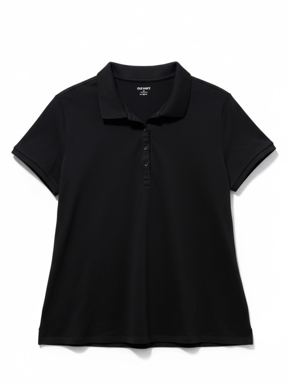 Old Navy Black Short-Sleeve Polo Shirt – XXL